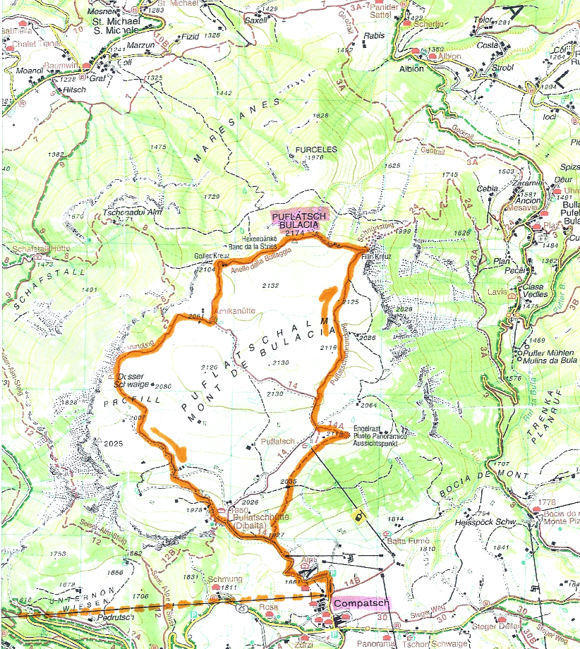 Bulacia Plateau Map